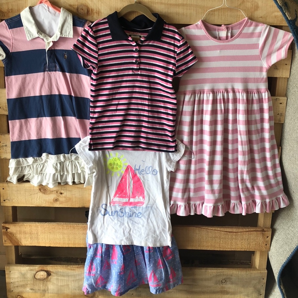 Size 5 pink and blue capsule wardrobe